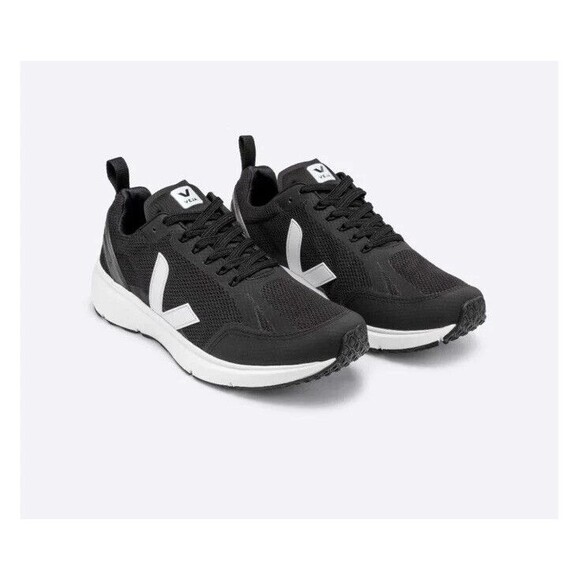 Veja Condor 2 Impala Running Sneaker‎ Black White Women's US 6 EU 37 NIB $200 - Picture 1 of 7